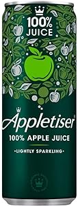 Appletiser 100% Sparkling Apple Juice Cans, 24 x 250ml Pack