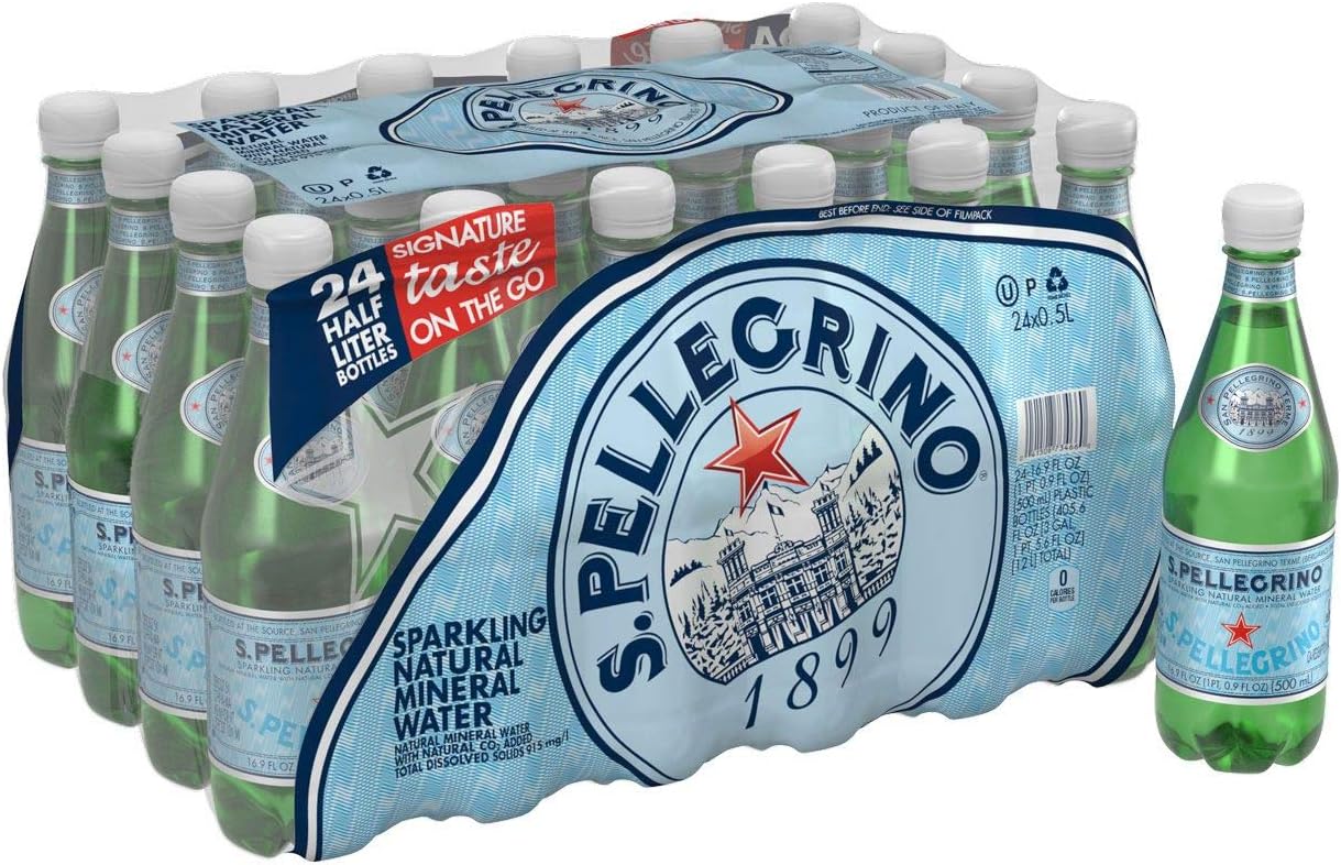 San Pellegrino Sparkling Water, 24 x 500ml