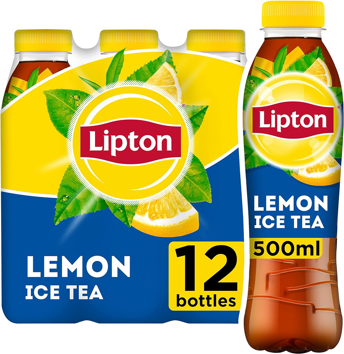 Lipton Ice Tea Lemon 500ml x Pack of 12