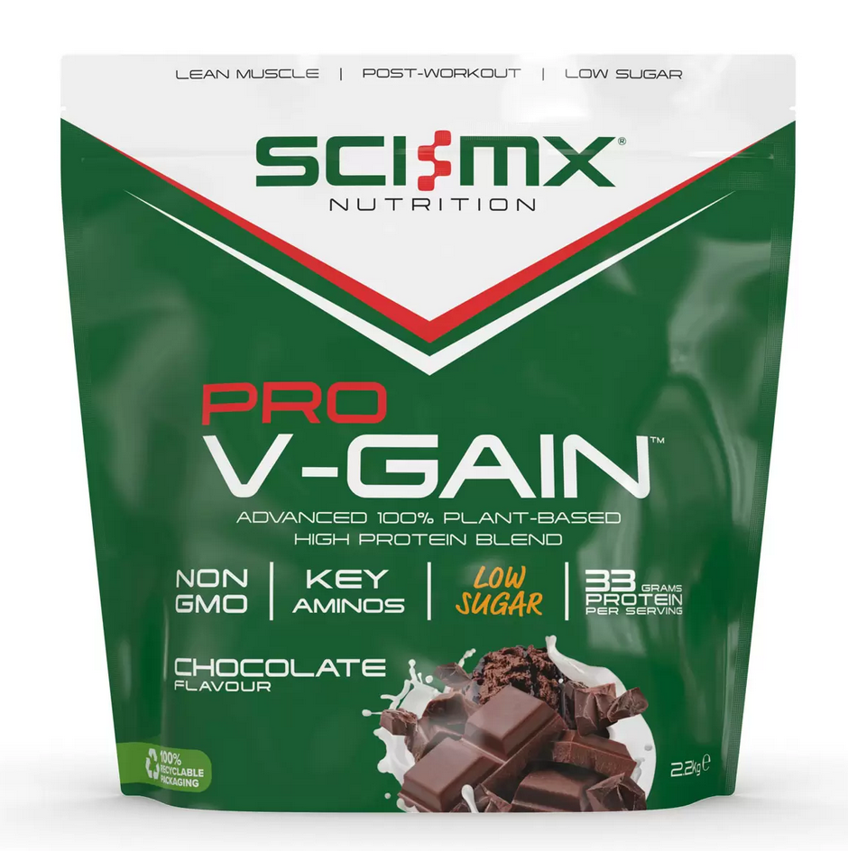 Sci-MX Nutrition PRO V-GAIN Plant Chocolate Protein Powder, 2.2kg